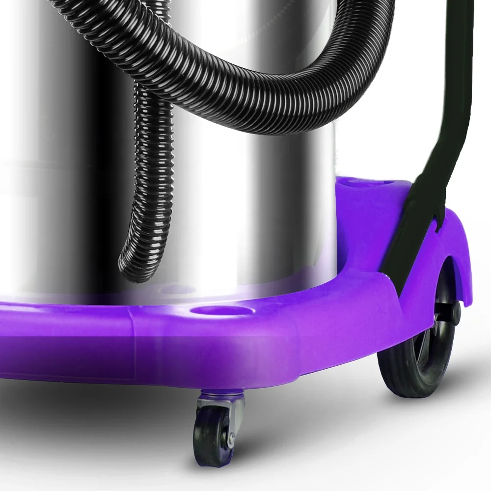 70L Heavy Duty Large Size Two motor Industrial Vacuum Cleaner with wet Dry Function for Carpet Factory Oil Cleaning