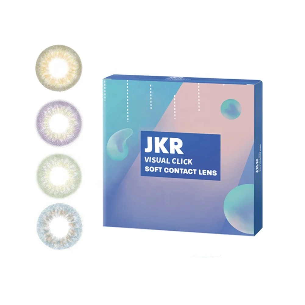 Visual Click 4 colors DNA super natural contact lens colored contact lenses 14.2 mm contact lenses