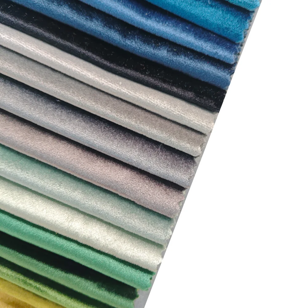 Hot Pink Veet Fabric Crushed and Aqua Floral Jacquard with Glitter Knitted Technique for Upholstery and Sofa Covers