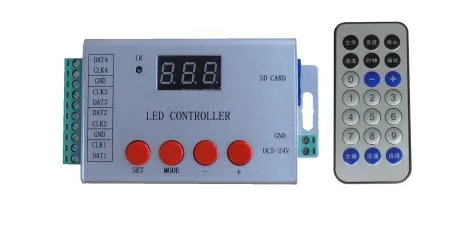 Ledcolourlight Wholesale DMX512 /SPI RGB LED SD card online controller