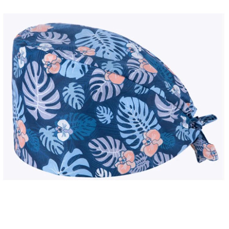 Fashion style unisex scrub cap nurses scrub cap  with private label