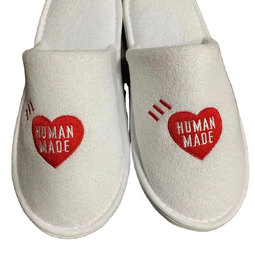 Customized Logo Disposable Hotel Guest Slippers Spa Slippers   White Slippers Hotel