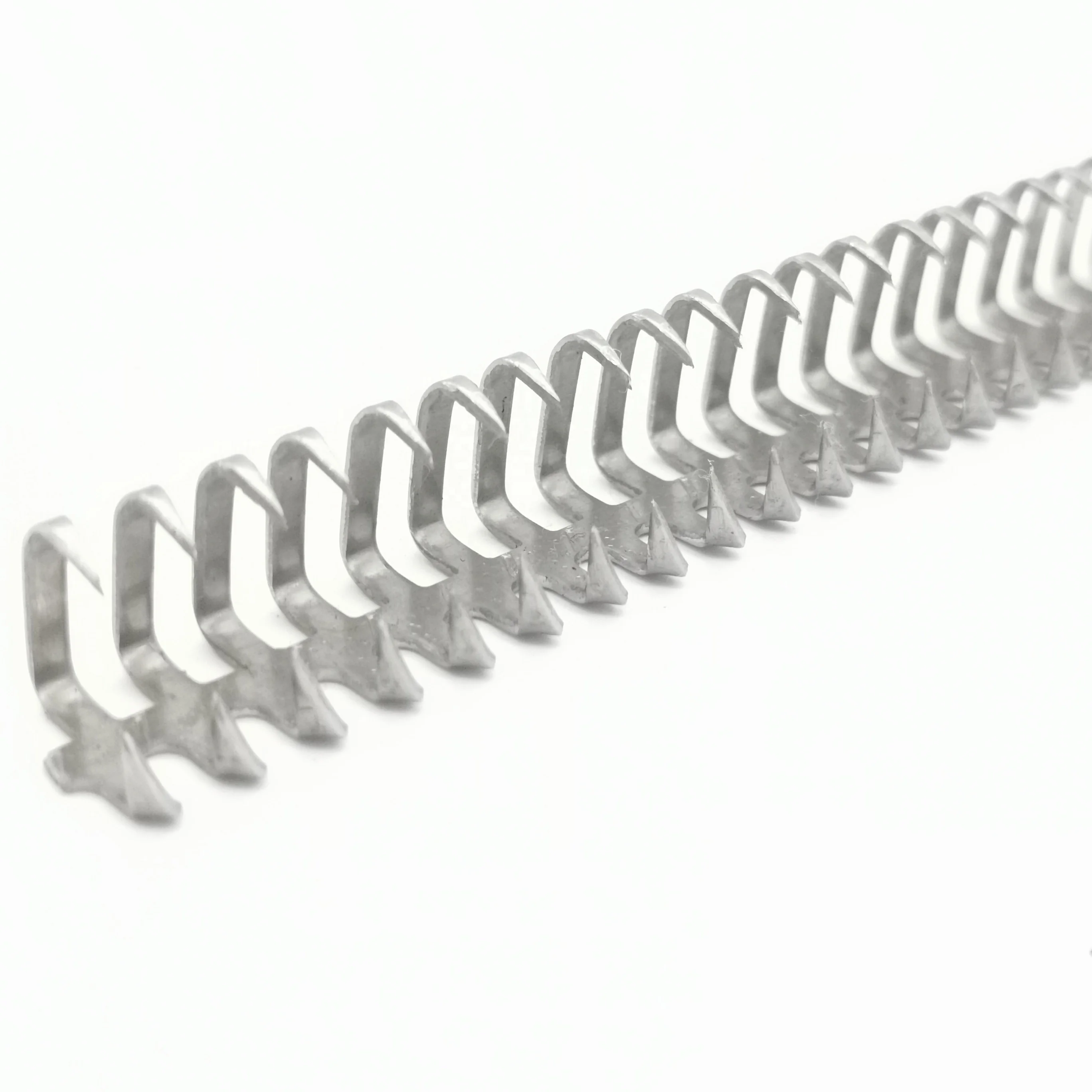 N0.55 Industrial Alligator Staple Fastening System Carbon Steel Conveyor Belt Lacing with Zinc Plated Rivets and Bolts