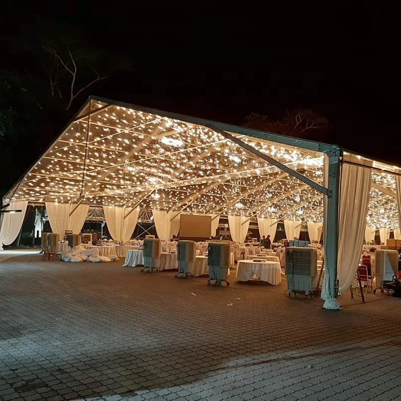 Transparent Marriage Party Outdoor Wedding Tent 20mx40m