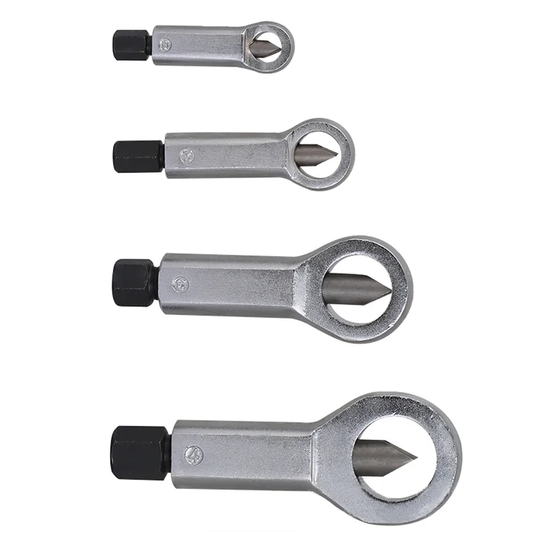 4pc exhaust pipe cutter nut splitter expander mechanics hand tool repair kit