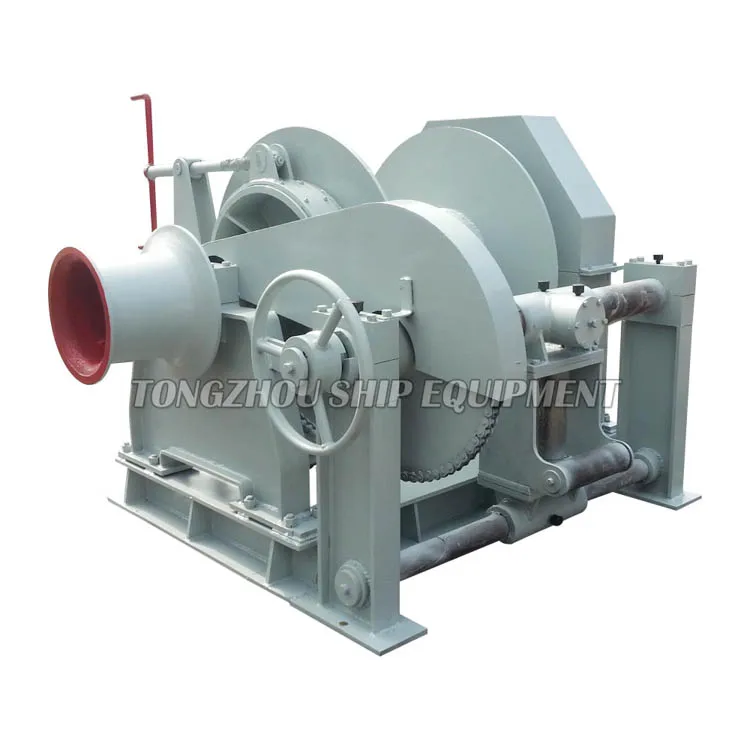 50ton Marine Hydraulic Electric Single Drum Mooring Towing Offshore Winch With Iso