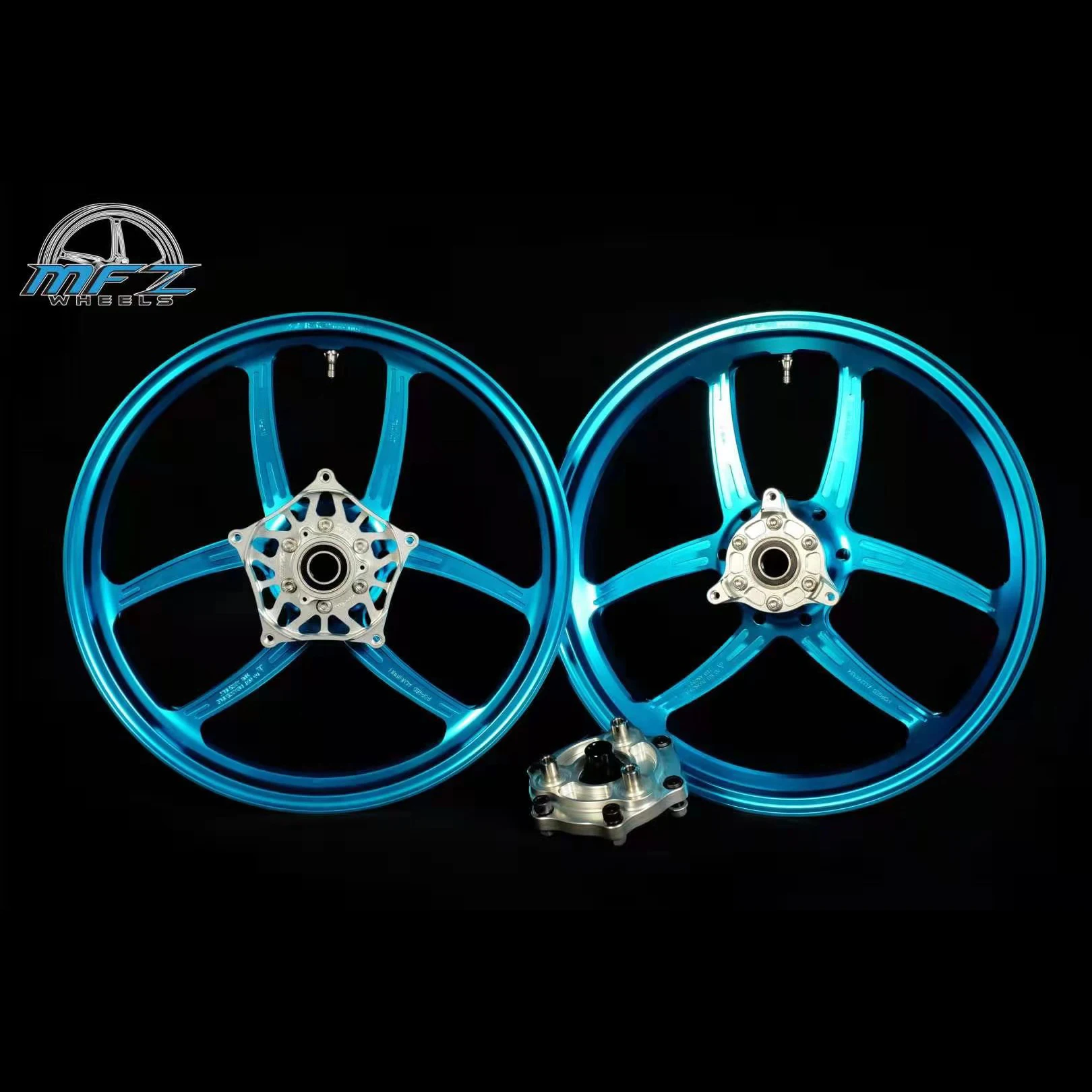 2022 hot selling chrome fat racing forged motorcycle rear hub with disc brake motorcycle sport alloy wheel rim hubs