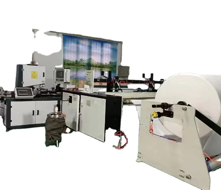 Maxi Roll Public Toilet Tissue Roll Embossed Hand Towel Paper making machine production line