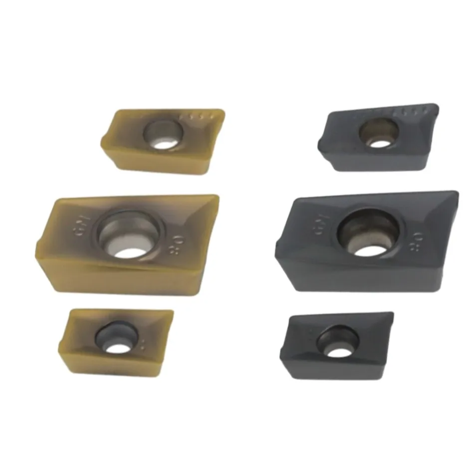 Excellent Physical Properties Durable Cutting Edge Carbide Milling Tips APKT1003 Inserts for General Use