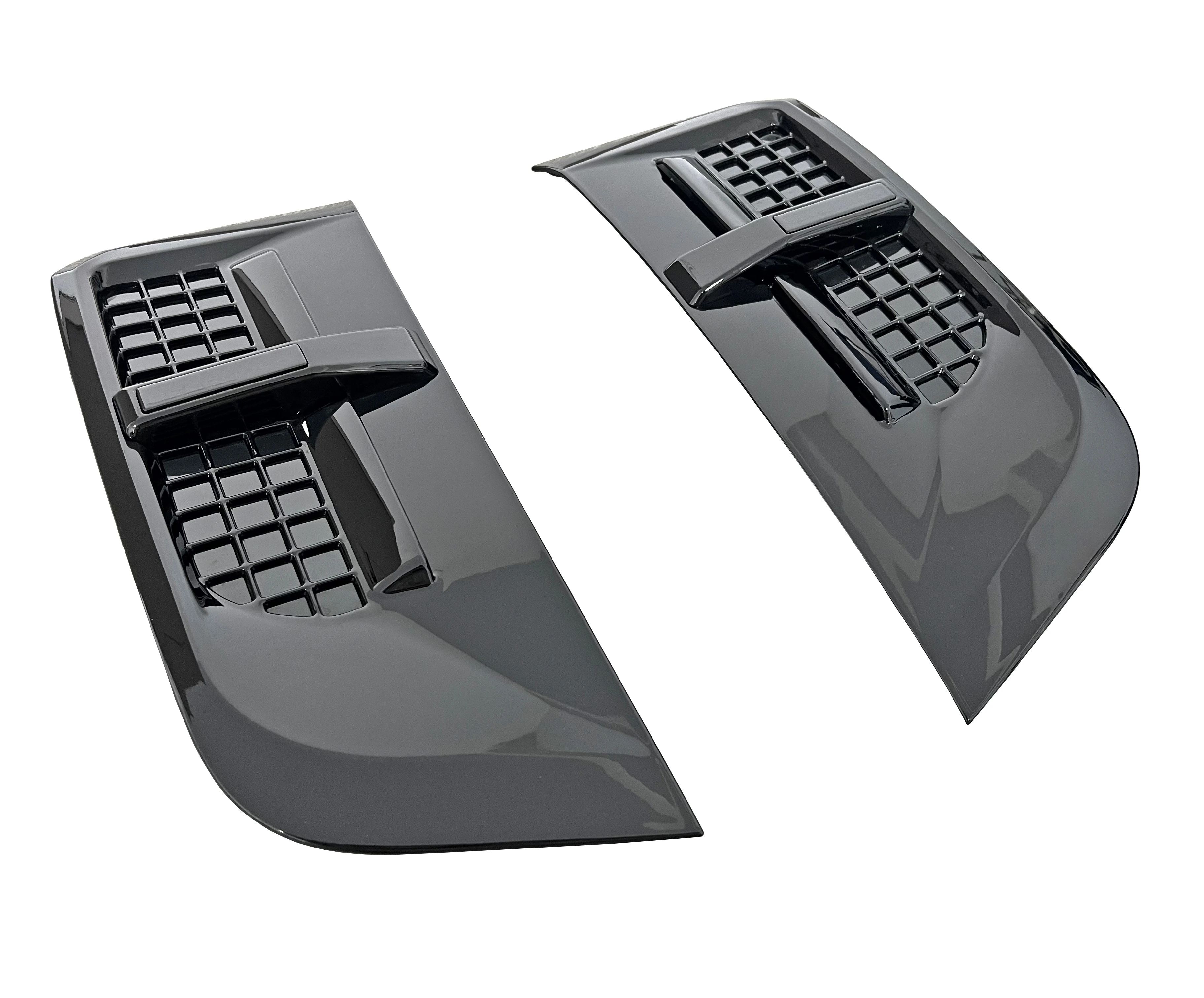 Urban generation ofleaf lights side trim cover steel  air flow intake scoop vent hood cover For land rover defender 2023
