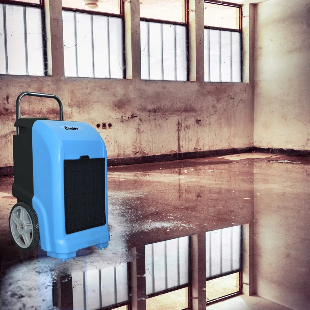 70L ETL CE Industry Compact Air Dryer Commercial LGR Roto Molding Dehumidifier with R410 R290 for Flood Water Damage restoration