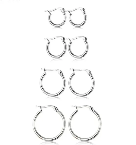 False nose ring artificial perforated jewelry 8mm nose rings nose piercing