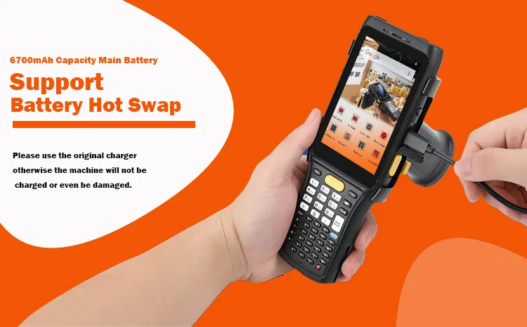 КПК android 13 портативный компьютер мобильный Зебра rfid-сканер pda ip67 склад 2d штрих-код терминал данных pdas