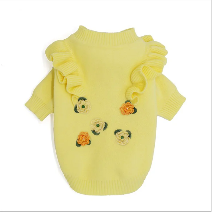 Pet Clothing Dog Clothes Lovely Sweater Warm Autumn Winter Clothes for Pets