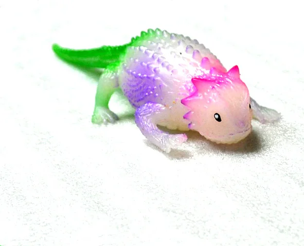tpr Soft sticky Lizard toy