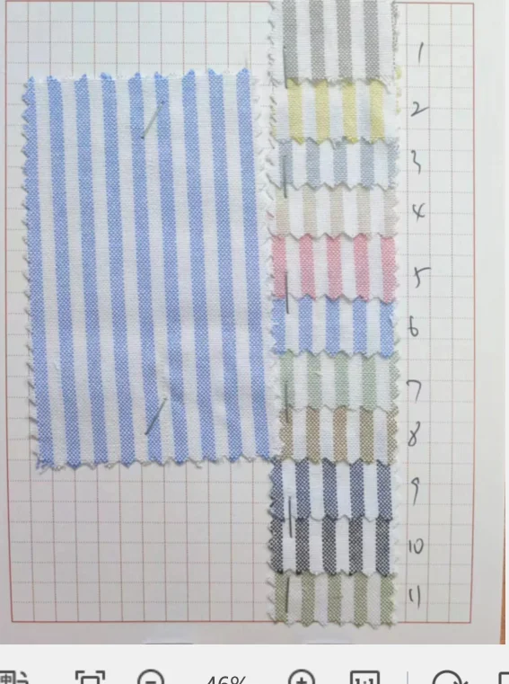 stripes linen fabric or solid color linen fabric with stone washing  for wholesale or doing shirts