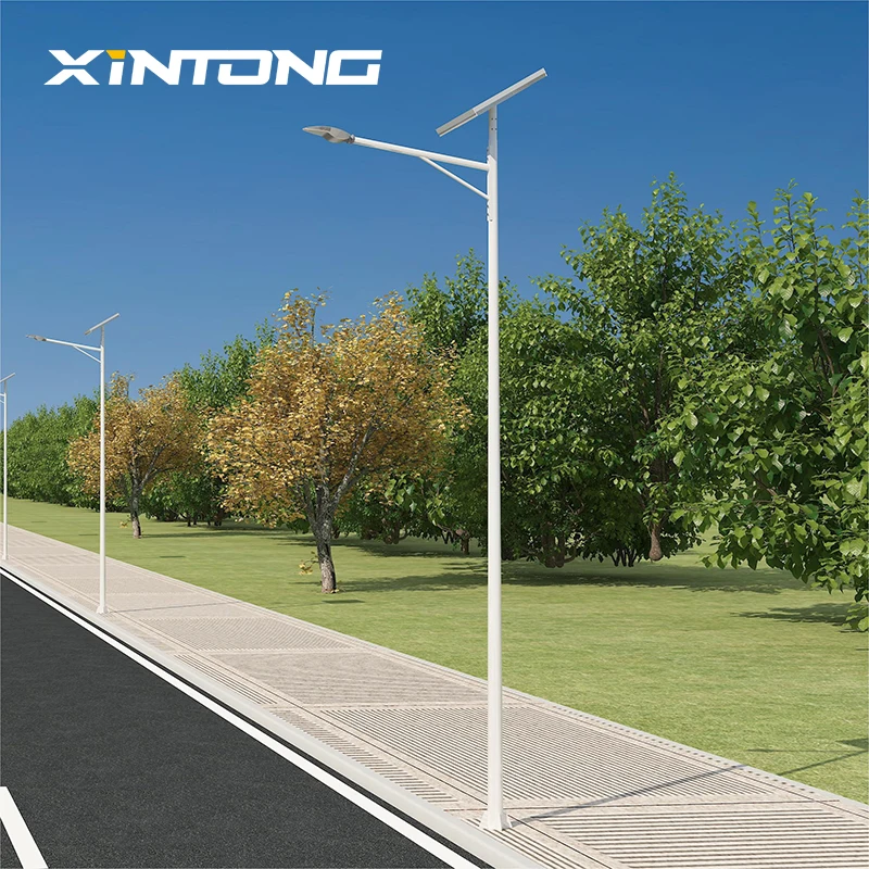 XINTONG Outdoor Waterproof Solar LED Street Light Solar Street Lamp 100w Solar Street Light Made China