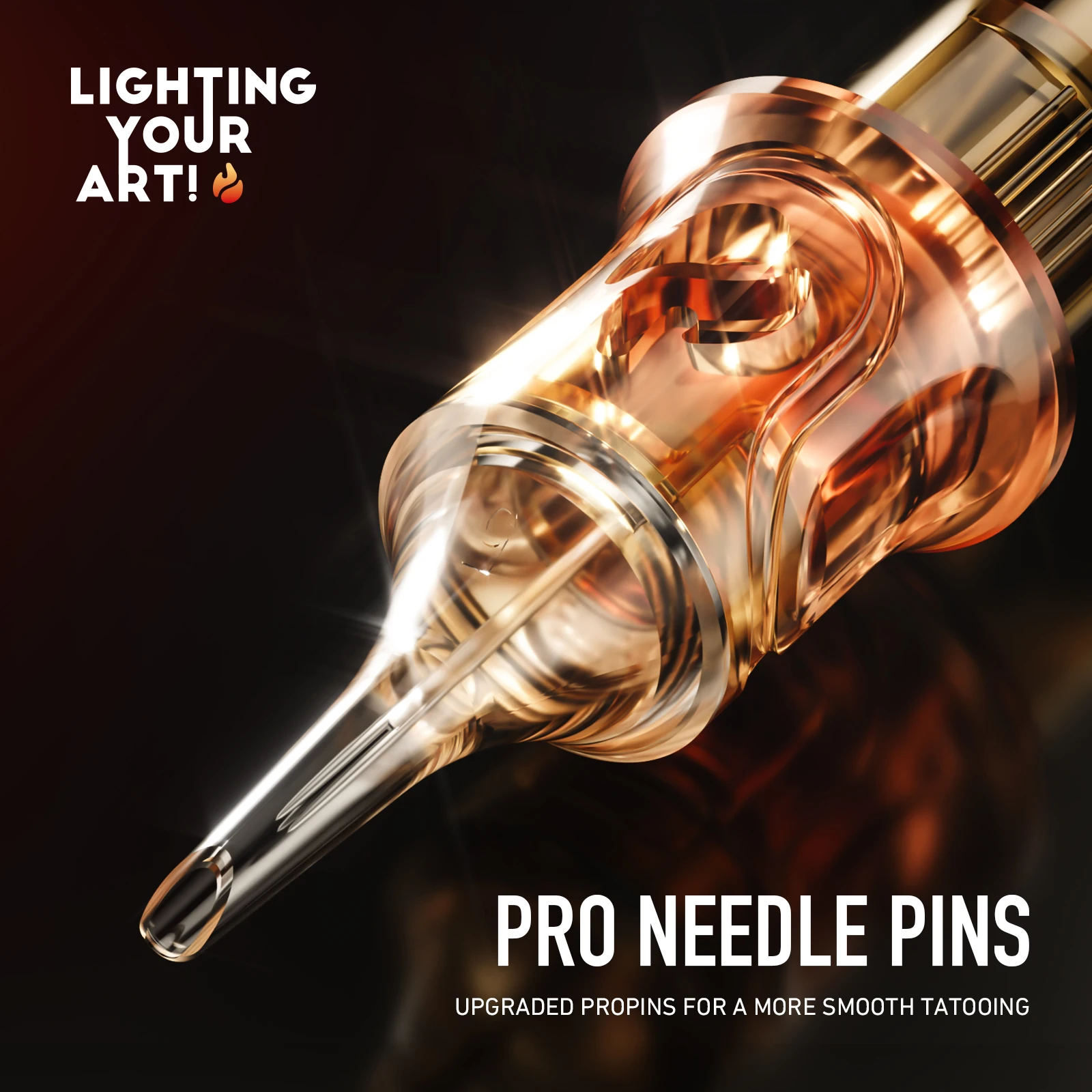 CNC Fuego Orange Color New Design Tattoo Cartridge Needles