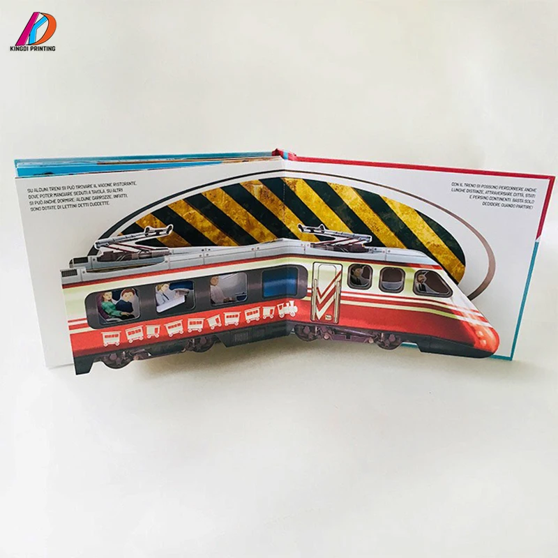 Custom cheap kids story hardcover 3d pop up books printing colourful patterns