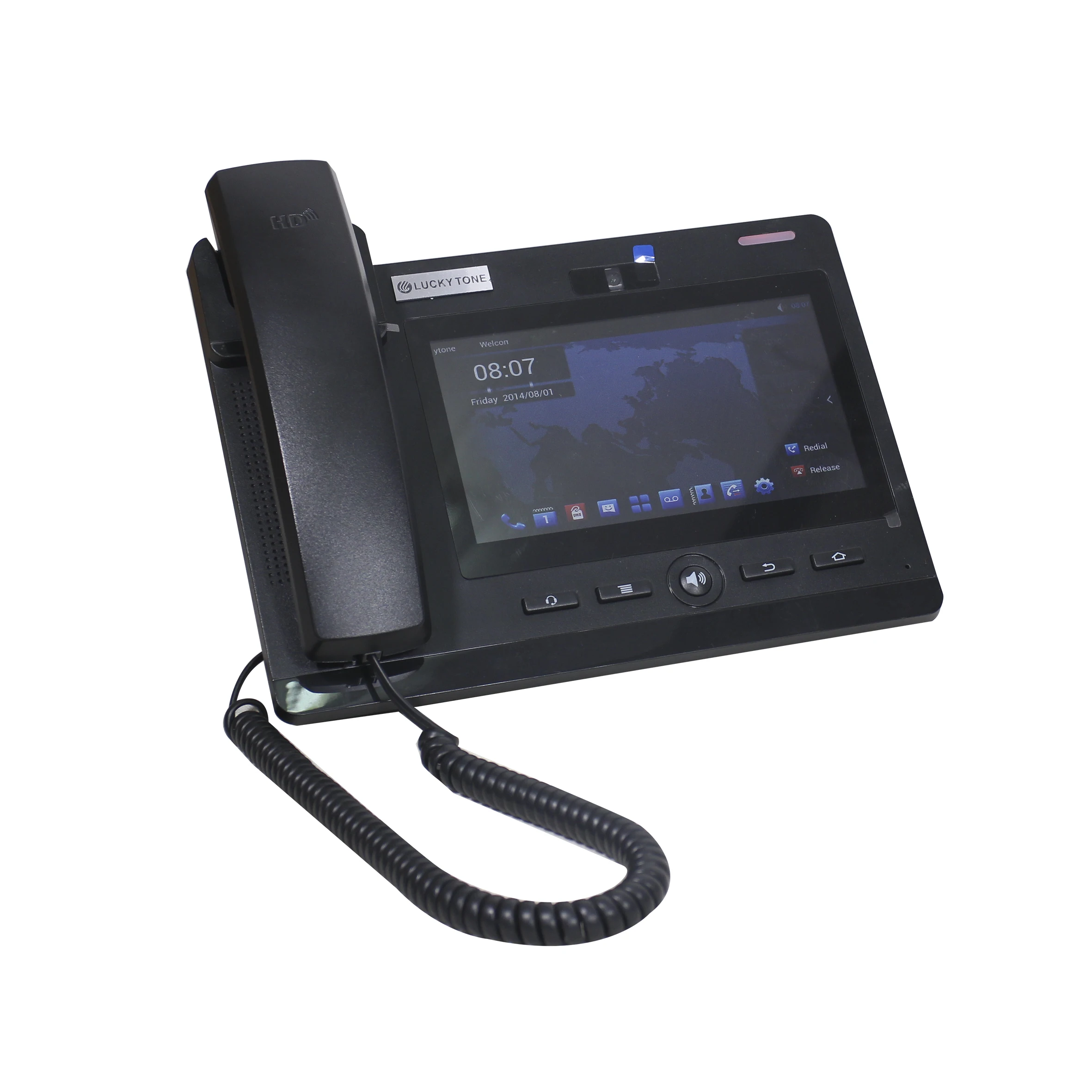 M Smart Business Sip Phone Android System Desktop Smart Video Sip Phone support 6 Sip Lines/3-Way Conferencing