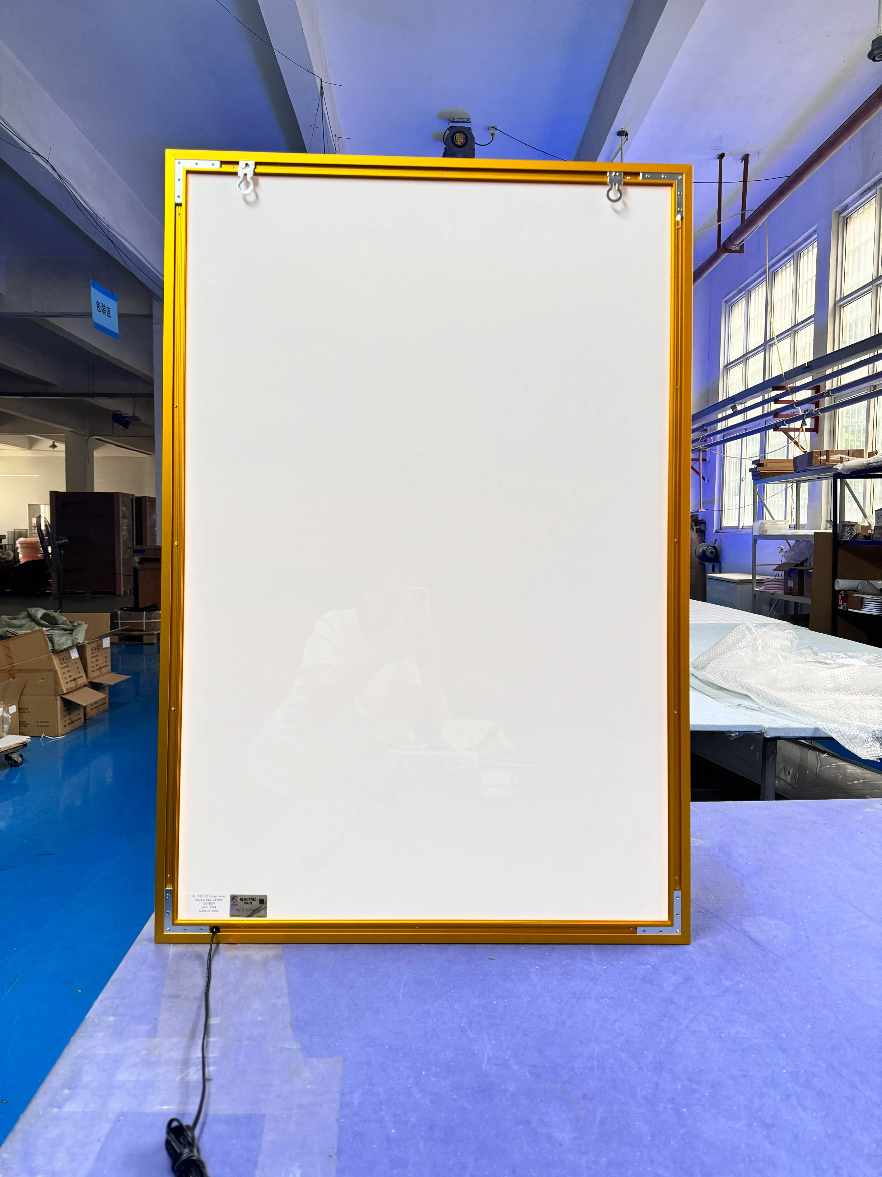 Ultra-thin Aluminum Snap Photo Frame Open Light Box with Tempered Glass LED for A1 A2 A3 A4 Restaurant Menu Board Advertising