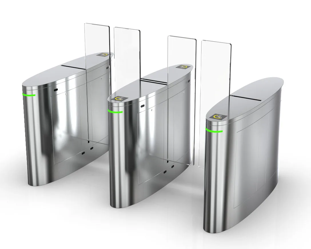 Automatic Card Access Control Full Height Sliding Turnstile Sliding Turnstile Gate Opener for Office