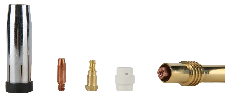 Excellent Quality welding & soldering supplies Nozzle for 	 co2 Gun 24KD Air Cooled Welding Gun Torch