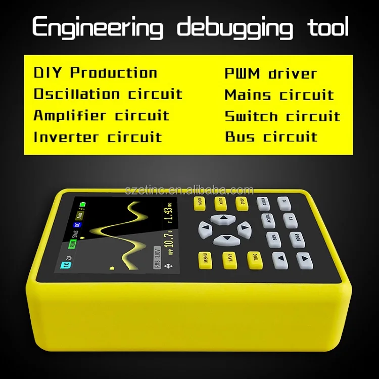 FNIRSI-5012H  Digital Oscilloscope Sampling Rate 100MHz Analog Bandwidth Support Waveform Storage