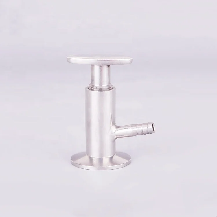 304Stainless Steel 1.5 Inch Tri Clamp Sampling Ferrule Connection Sanitary Sample Valve