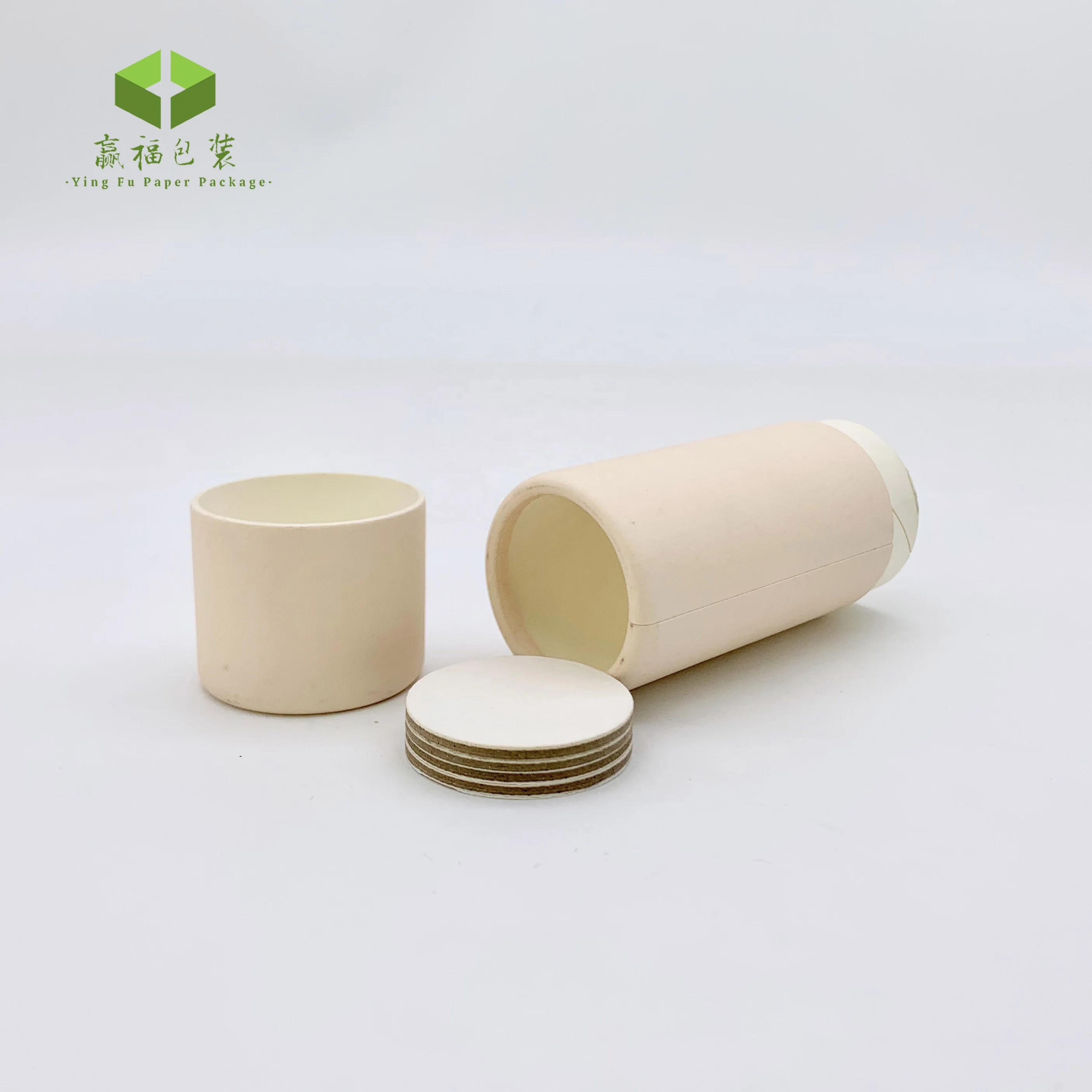 ECO-Friendly Custom empty deodorant paper tube packaging lip balm push up stick tube container packaging