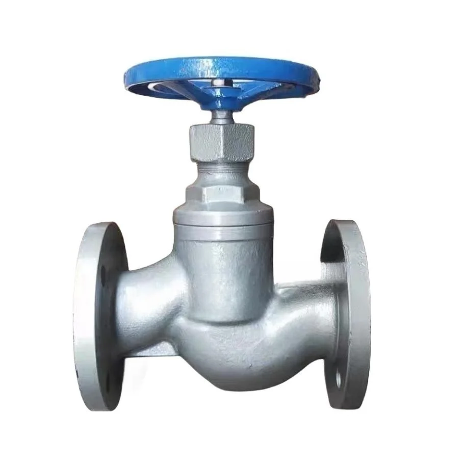 machining ductile cast iron precision iron sand casting parts Flange globe valve