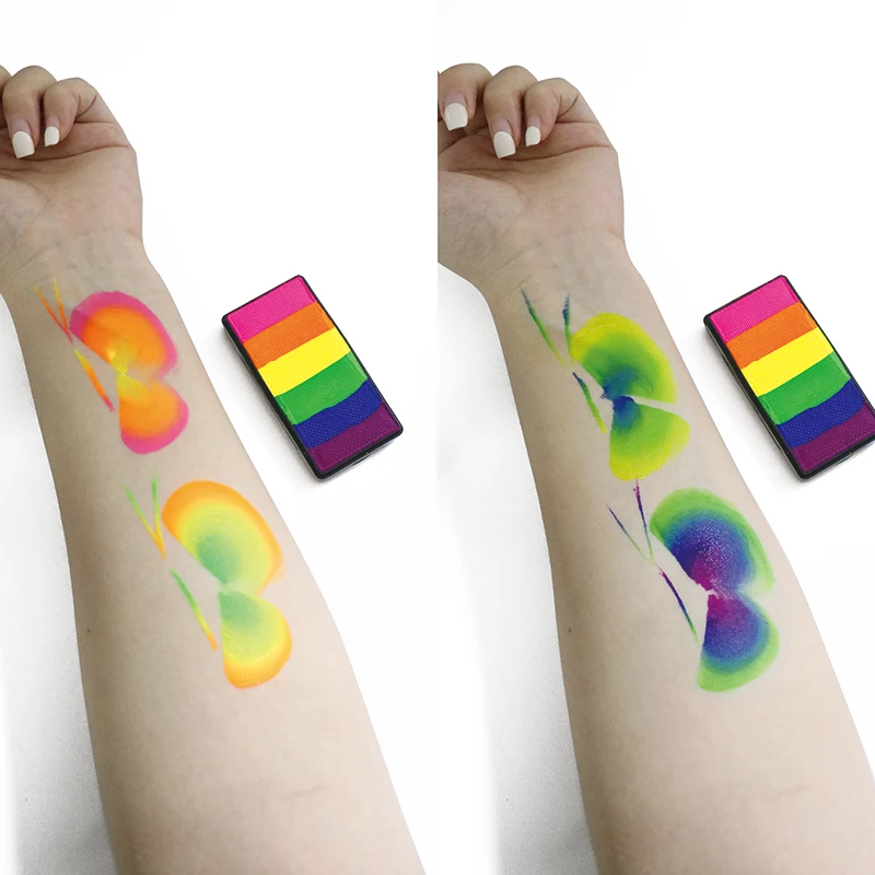 GP  Multi Color paint kit For Kid Set Kit Watercolor Stencil Magical Professional Liquid Paint Eye Private Label Face Paint Kit