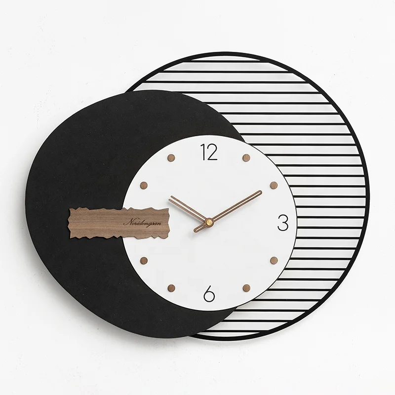 Mandelda Minimalist Wall Clocks Home Decor DIY Wall Clock Large Modern Living Room Acrylic Wall Decoration Nordic Stylish Clock