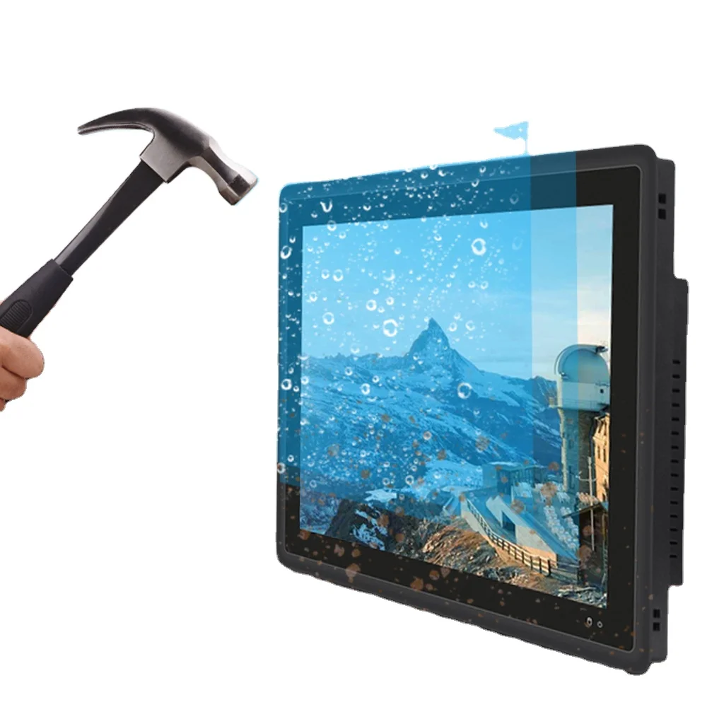 Outdoor 1000Nits High Brightness Open Frame Lcd Waterproof industri lcd screen Ip67 Marine Embedded Screen Touch Monitor