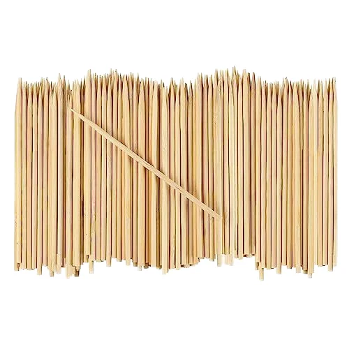 New Year Degradable Bamboo Shish Kabob / Kebab Skewer Wood Sticks for BBQs,Appetizers,Corn Dog&Grilling