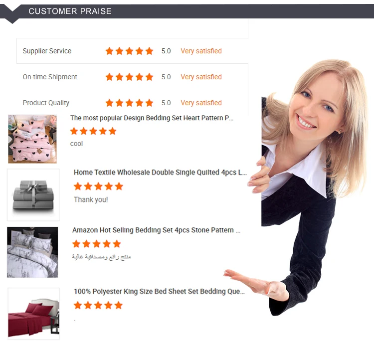 New Design Polyester Bed Sheet/Duvet Bed Cover Sublimation Hotel Bedding Fitted Bed Sheet Set