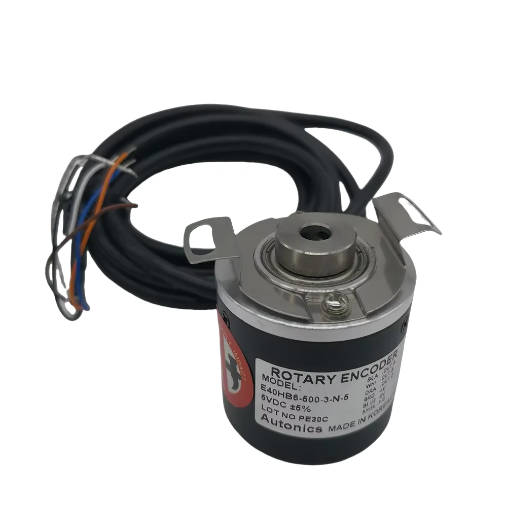 Autonics Brand New E40HB6-500-3-N-5 Rotary Shaft Encoder for Industrial Automation etc.