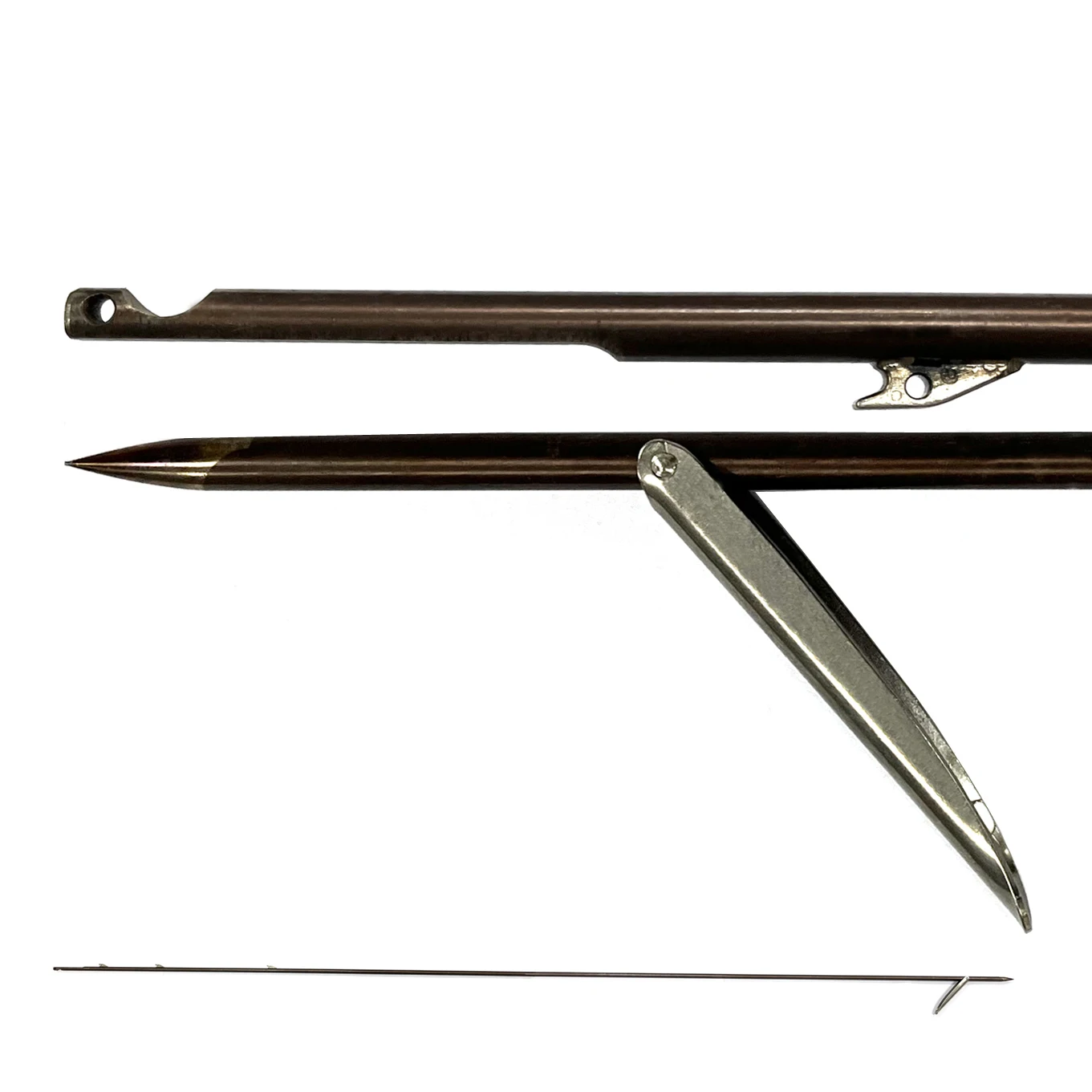 Spearfishing Spear 17-4PH Stainless Steel Fishing Spear Diving Fishing Spear Shaft  Tricut /Round Tip Head With Down Barb