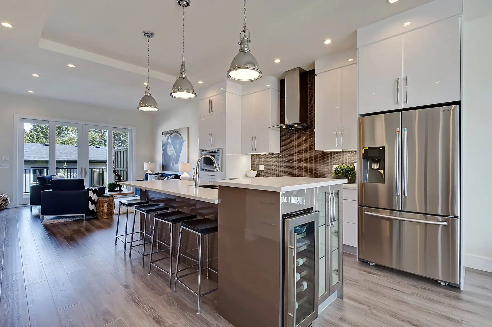 Welbom Trending Popular White High Gloss White Best Paint Finish My Kitchen Cabinets with Island for Beginners