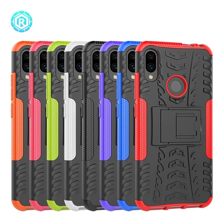 For Redmi Note 7 Case New Arrival Mobile Cover Colorful  Dazzle TPU PC Phone Case