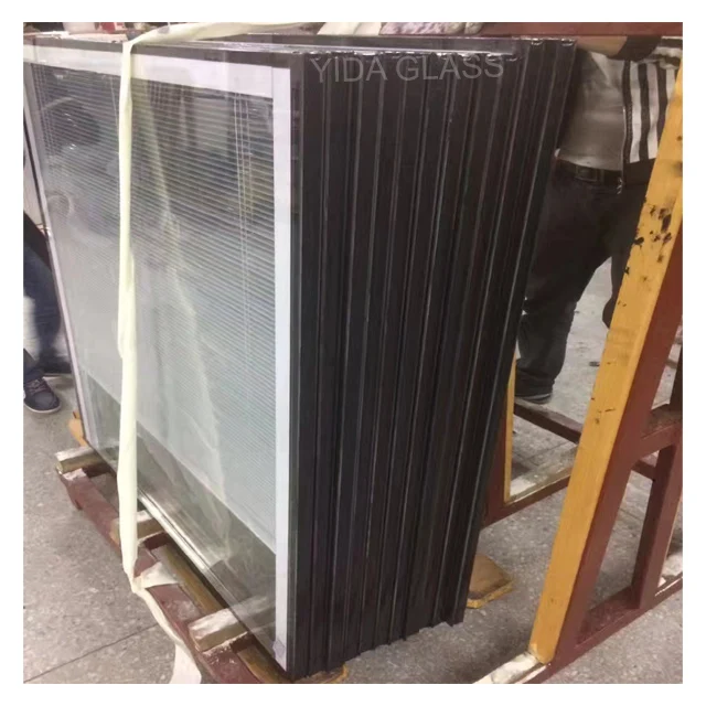 Price of Unbreakable Bathroom Jalousie Window Glass Type with Built in Blinds