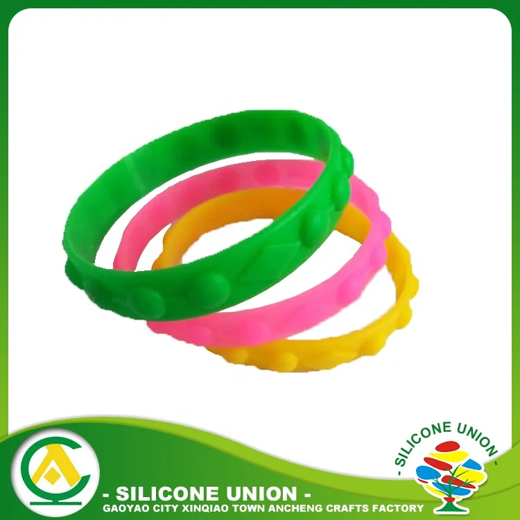 Fashion tire silicone rosary spike kids bracelet s