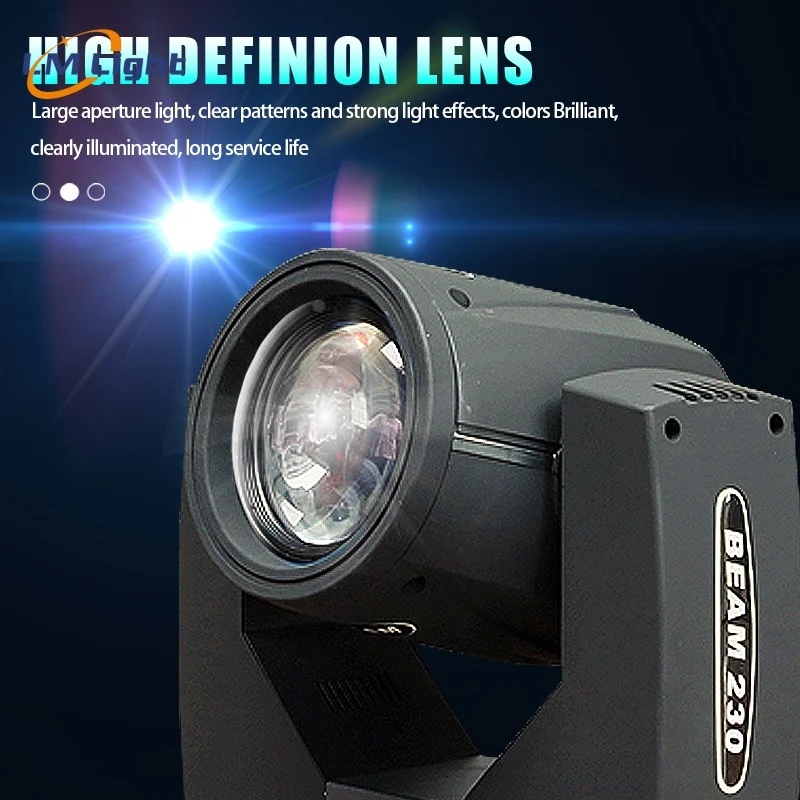 LM professional stage lighting equipment sharpy light spot 230w 7R Moving Head Beam light with 2in1 Flight Case