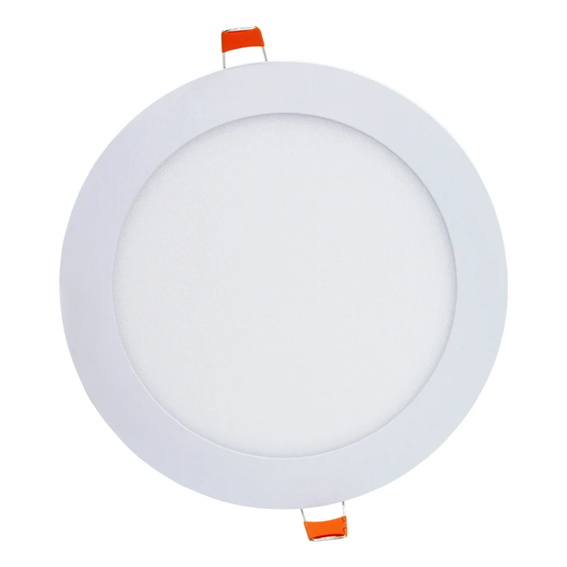 Акриловые Тонкие потолочные светильники 12 Вт, 6 дюймов, круглая квадратная Встраиваемая потолочная лампа для дома, гостиной