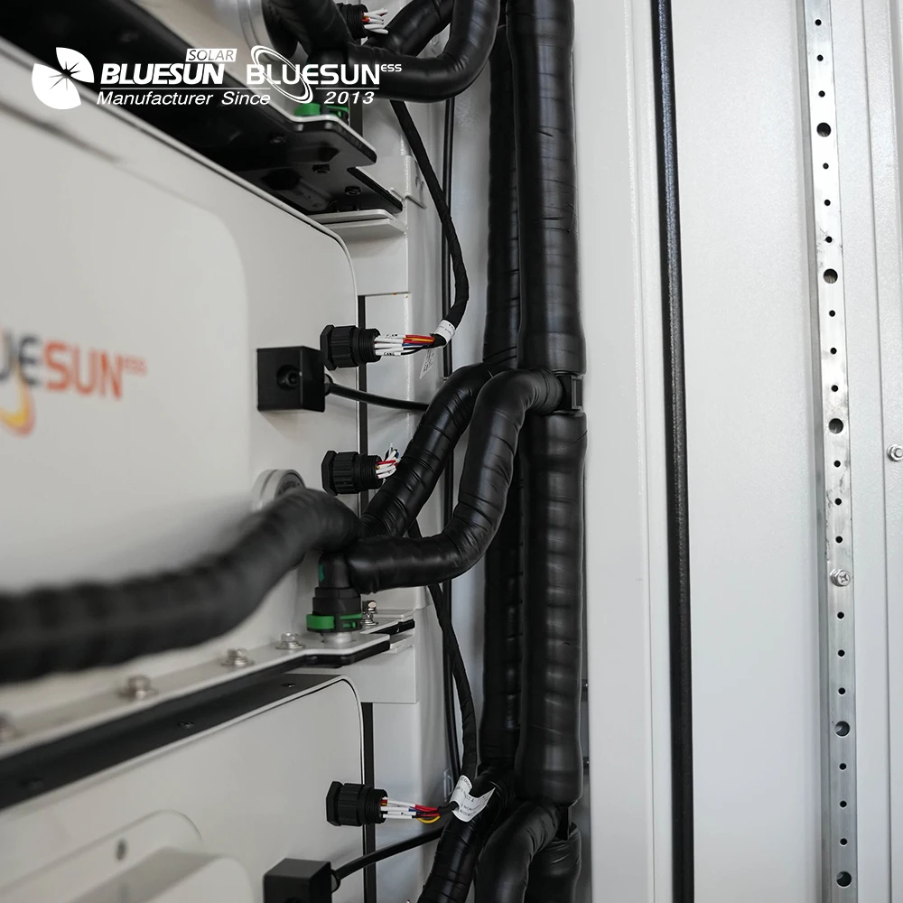 Bluesun battery charging cabinet 50kwh 100kwh 261kwh outdoor power bank with 314Ah liquid cooling battery pack