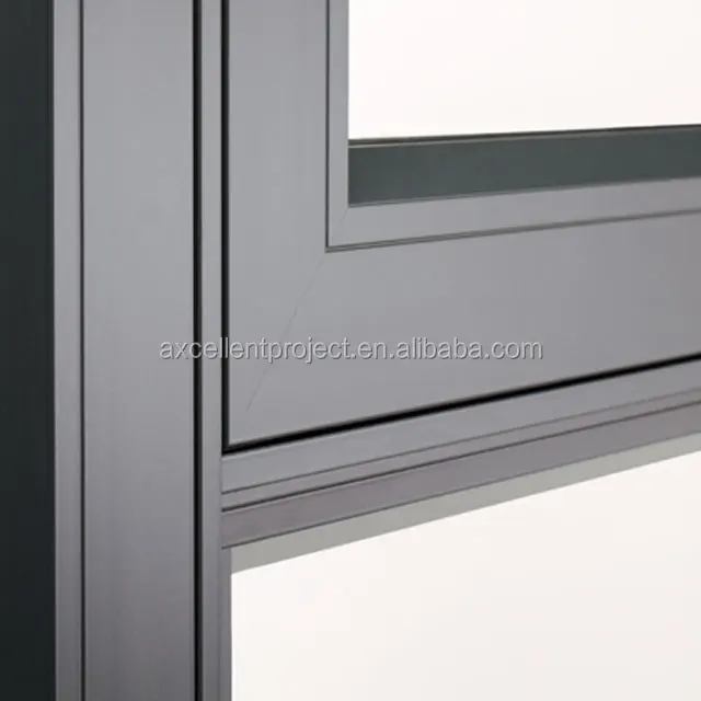 
windows model in house anodised aluminium window frames and fixed window 