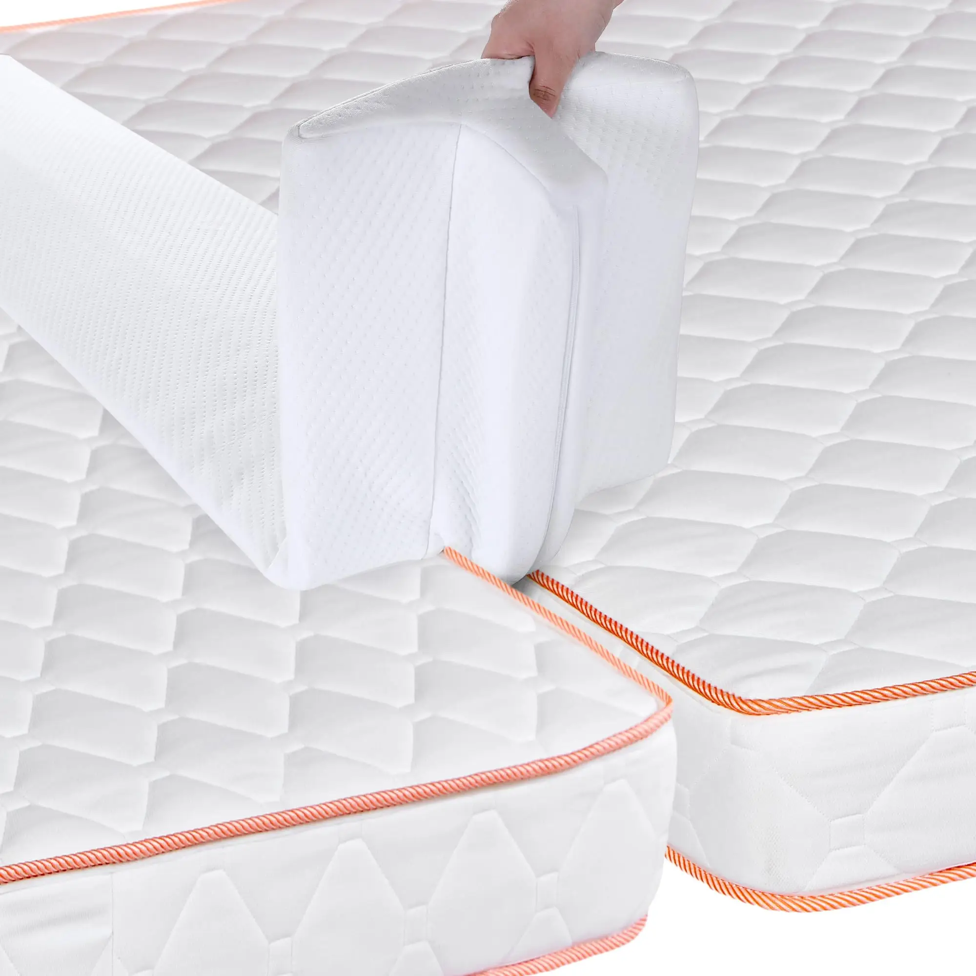 Twin to King Bed Converter Kit Foldable Foam Mattress Adjustable Bed Connector Stayover Gap Filler Split King Bed Bridge Support