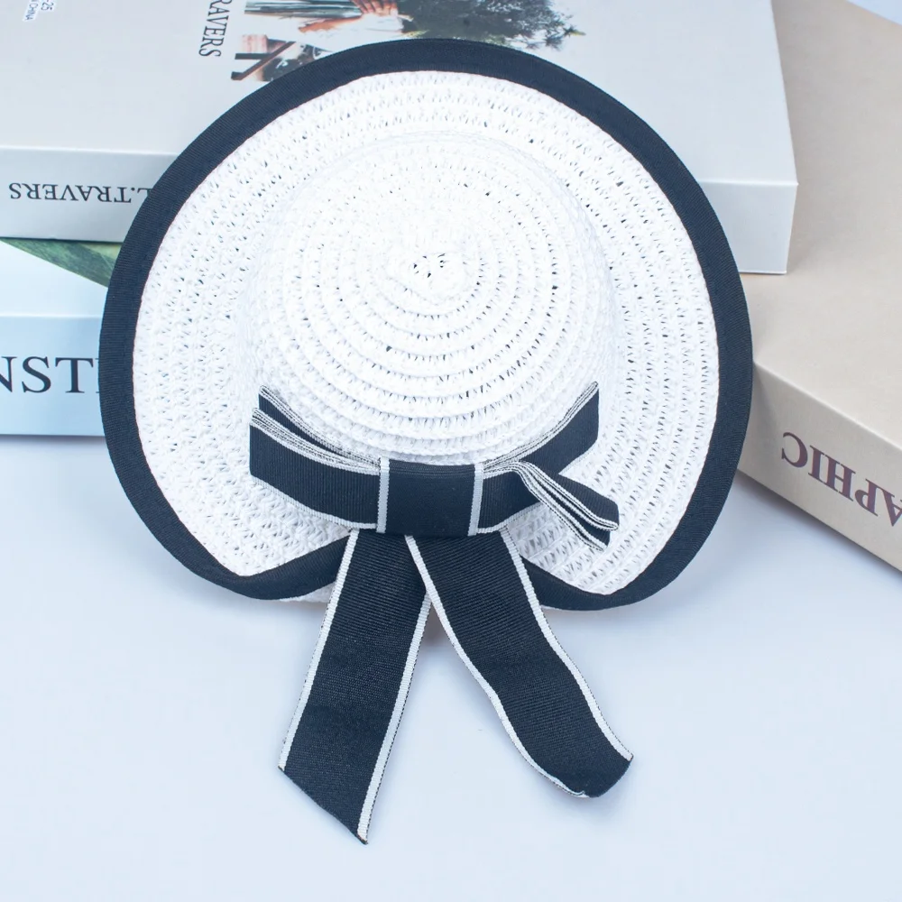 high-quality handmade 30cm 1/6 scale knitted bjd doll casual hats straw hat for blyth doll