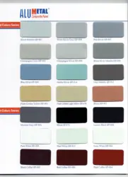 the standard size alucobond aluminum composite panel house design acp