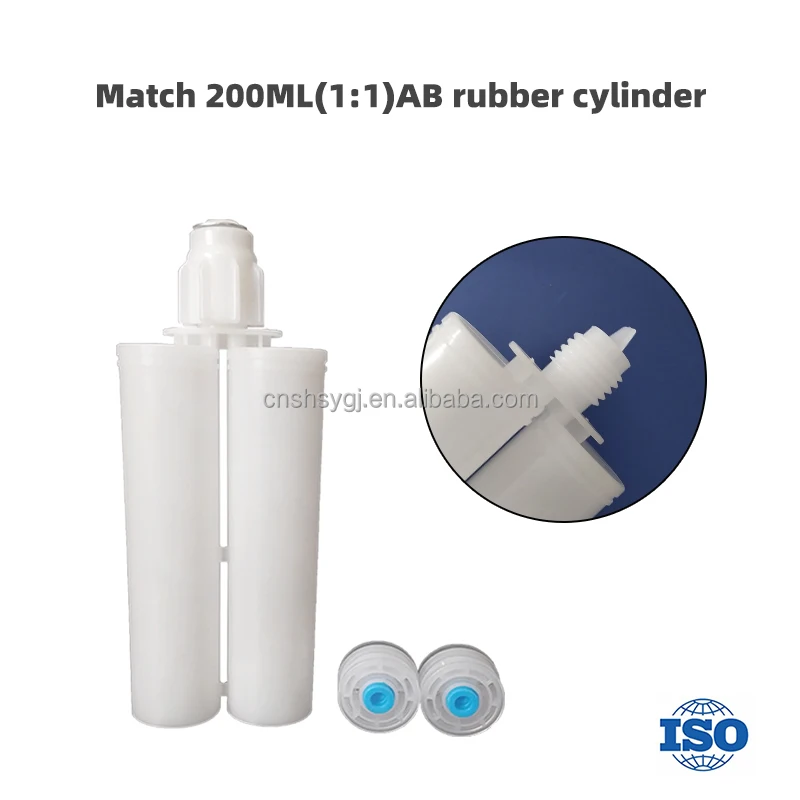 Factory Wholesale Large Capacity 200ML1:1 Two Component Manual Push Type Beauty Sealant Ceramic Tile Filling AB Glue Gun
